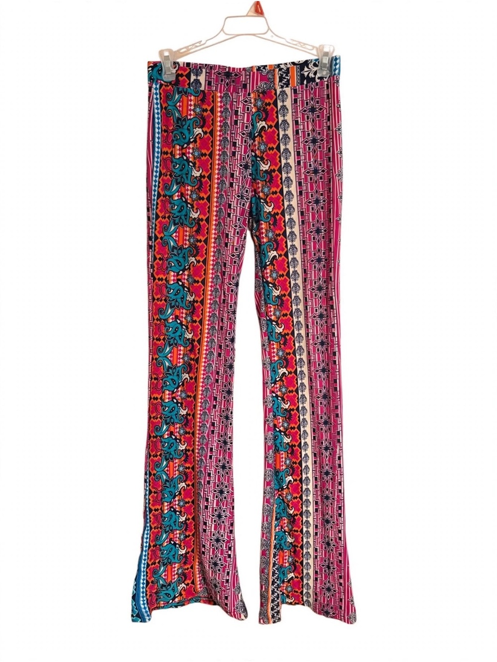 Sho Sho Size M Boho Tribal Flare Pants Like New